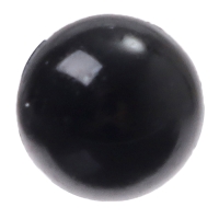 Глаза винтовые с заглушками, набор 30 шт., размер 1 шт. &mdash; 1,2 см, цвет чёрный