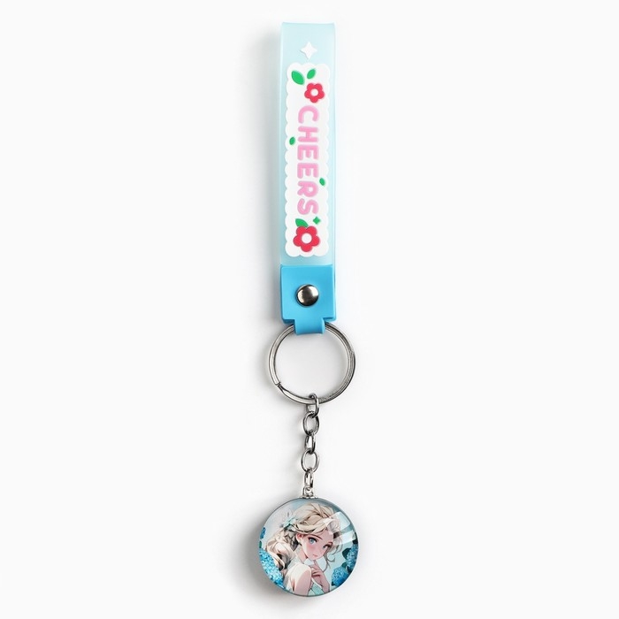 Брелок для ключей детский аниме &laquo;Девушка в цветах&raquo;, 3.5 х 14 см