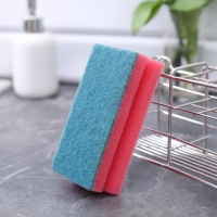 Губка для мытья посуды Доляна &laquo;Генеральная уборка&raquo;, 12&times;6&times;4 см, 6 шт