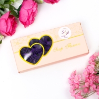 Мыльные розочки, фиолетовые, набор 10 шт.