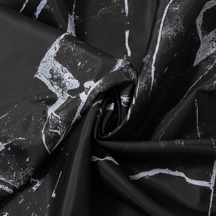 Штора для ванной SAVANNA, 180&times;180 см, цвет чёрный