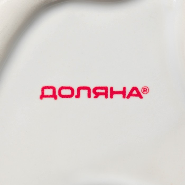 Подставка для торта Доляна &laquo;Мишка Отто&raquo;, 20,5&times;11,5 см, цвет белый