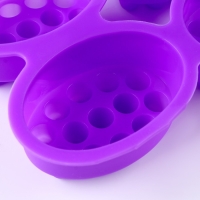 Форма для мыла силиконовая &laquo;Массажная&raquo; 4 шт., размер 1 шт. &mdash; 7,1 &times; 3,5 &times; 5 см