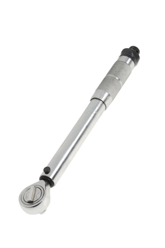 Ключ динамометрический ТУНДРА, 45 сталь, под квадрат 3/8", 120 - 160 Н*м, 280 мм