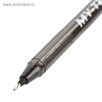 Ручка шариковая масляная Pensan My-Tech, узел-игла 0.7 мм, чернила чёрные