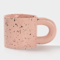 Кружка Доляна "Сплэш" 14х8,7х8 см, цвет персиковый