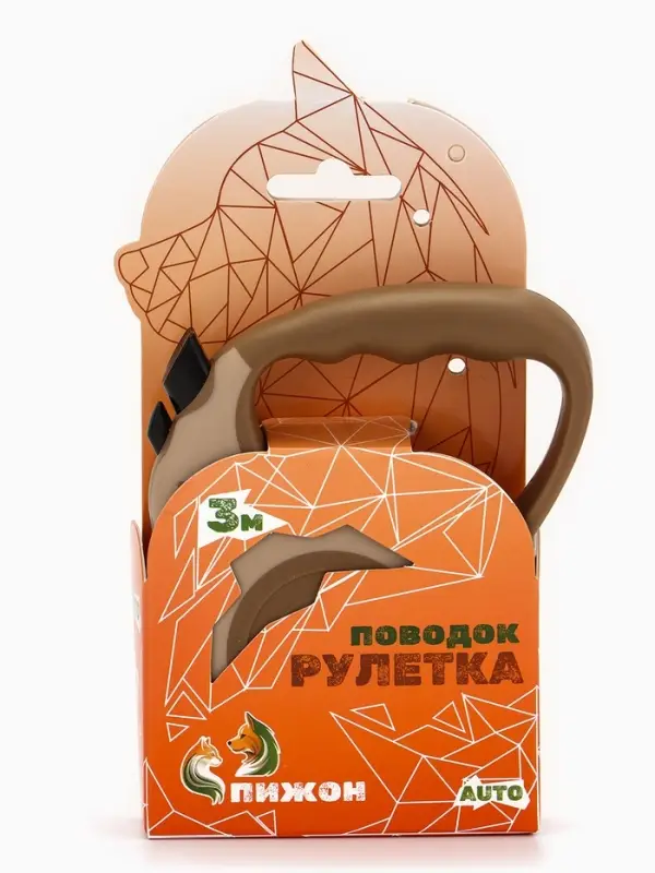 Рулетка "Зарница" , 3 м, до 11,5 кг, бежевая