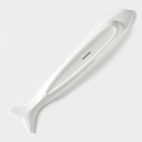 Блюдо фарфоровое Magistro &laquo;Рыбка&raquo;, 35&times;7,5&times;2,5 см, цвет белый