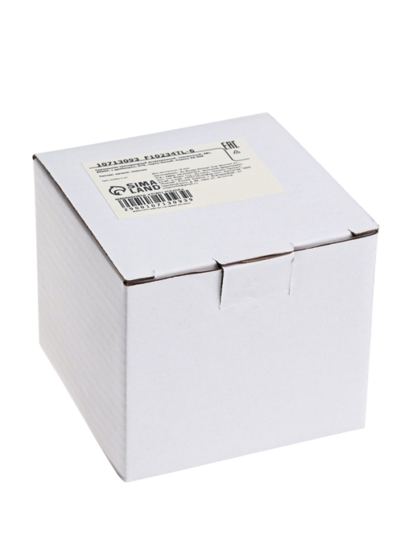 Светильник светодиодный встраиваемый, поворотный, 6Вт, 6500К, с драйвером, D75, черно-белый   107130