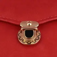 Застёжка для сумки, 3&times;3.5 см, цвет золотой, чёрный