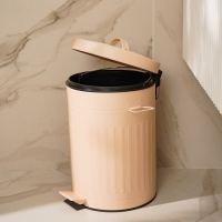 Ведро для мусора SL Home, 5 л, 28&times;21&times;31 см, цвет бежевый