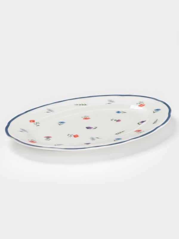 Блюдо овальное "Романс" 29,7х21х2 см