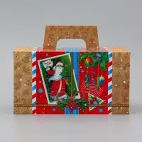 Коробка Новогодняя подарочная "Почта" 27 х 14,5 х 16 см