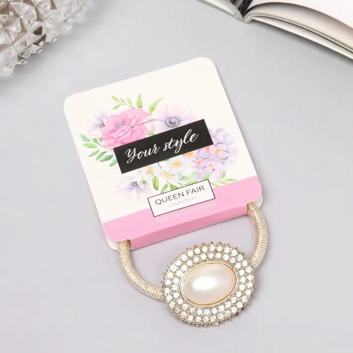 Резинка для волос "Кейли" овал, 5 см