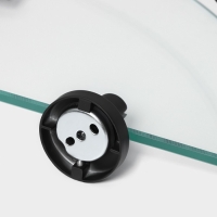 Полка для ванной угловая St&ouml;lz Loft basic, стеклянная