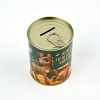 Копилка-банка металл &laquo;Первый миллион&raquo;, 7.5&times;9.5 см