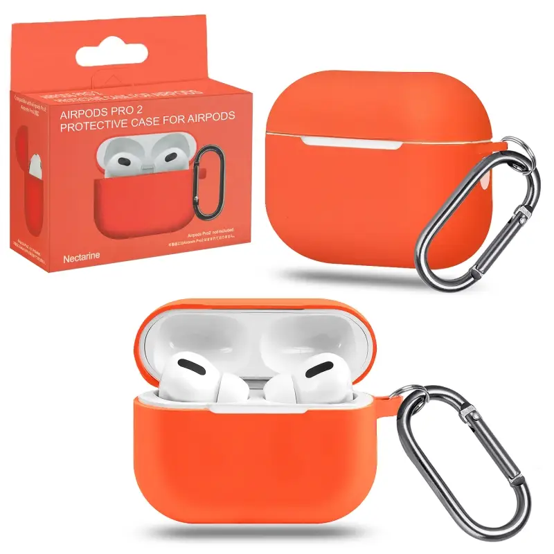 Чехол APods Pro 2 с карабином №5 Nectanne (только для версии Lightning)