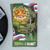 Ложка именная с 23 Февраля &laquo;Николай&raquo;, 3 х 14 см.