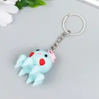 Брелок резина "Осьминожка в шляпке" МИКС 10х3,6 см