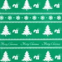 Бумага упаковочная новогодняя тишью &laquo;Лес&raquo;,50&times;66 см