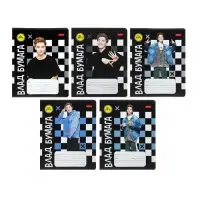 Тетрадь 18 листов в клетку &laquo;Влад А4&raquo;, обложка мелованный картон, МИКС