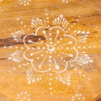 Блюдо &laquo;Пряник&raquo;, дерево манго, 25&times;25&times;5 см