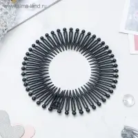 Гребень - ободок для волос &laquo;Классика&raquo;, чёрный