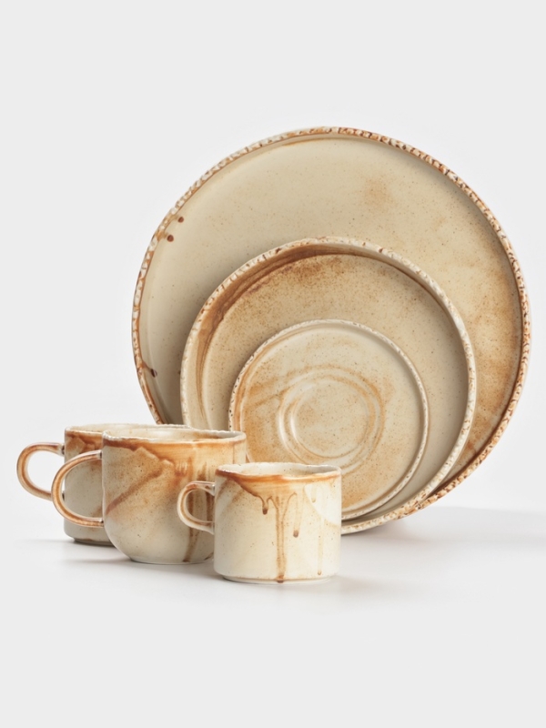 Тарелка Magistro "Organic brown" 16х2,7 см