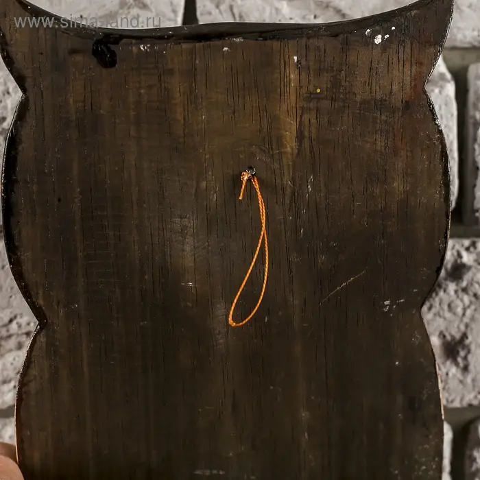 Настенное панно "Сова с галстуком" 25х16х2 см МИКС