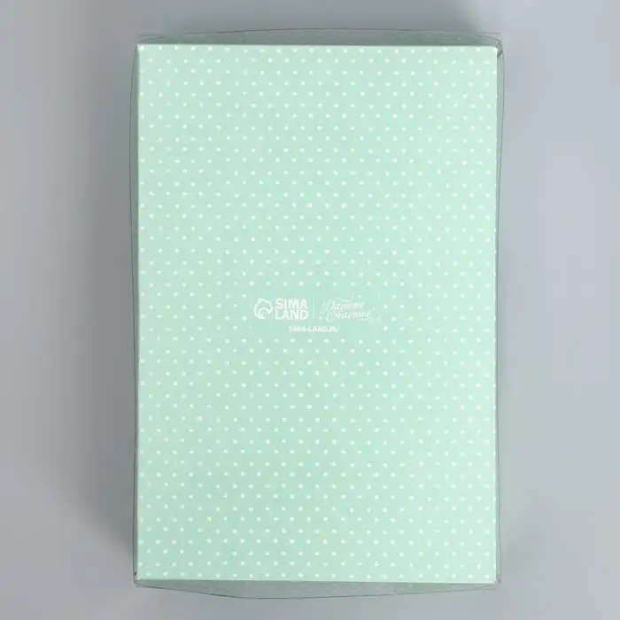 Кондитерская упаковка, коробка для макарун с пластиковой крышкой, &laquo;Макаруны&raquo;, 18 х 12 х 3.5 см