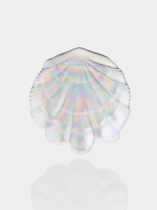 Блюдо сервировочное "Ракушка", 19х2 см, перламутр