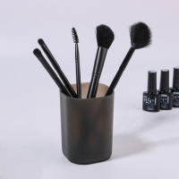 Подставка для хранения маникюрных/косметических принадлежностей &laquo;STANDART&raquo;, 7 &times; 7 &times; 9 см, цвет чёрный матовый