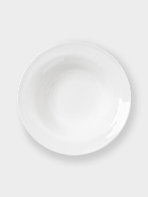 Тарелка глубокая Hanna Kn&ouml;vell, d=19.8 см, фарфор, белая