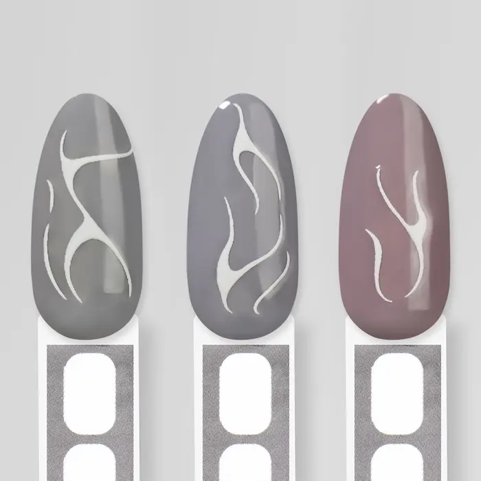 Наклейки для ногтей &laquo;Slik&raquo;, белые