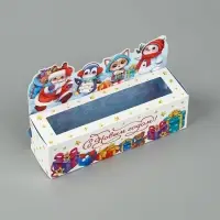 Коробочка для макарун &laquo;Веселая компания&raquo;, 18 х 5.5 х 5.5 см