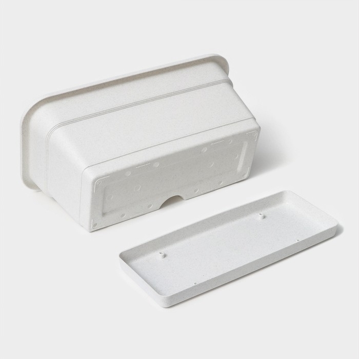 Ящик балконный для цветов, 40 см, цвет мрамор