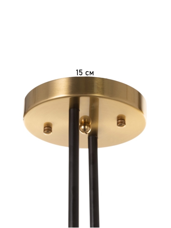 Люстра "Лора" 4х40Вт Е27 латунь 58х58х37см