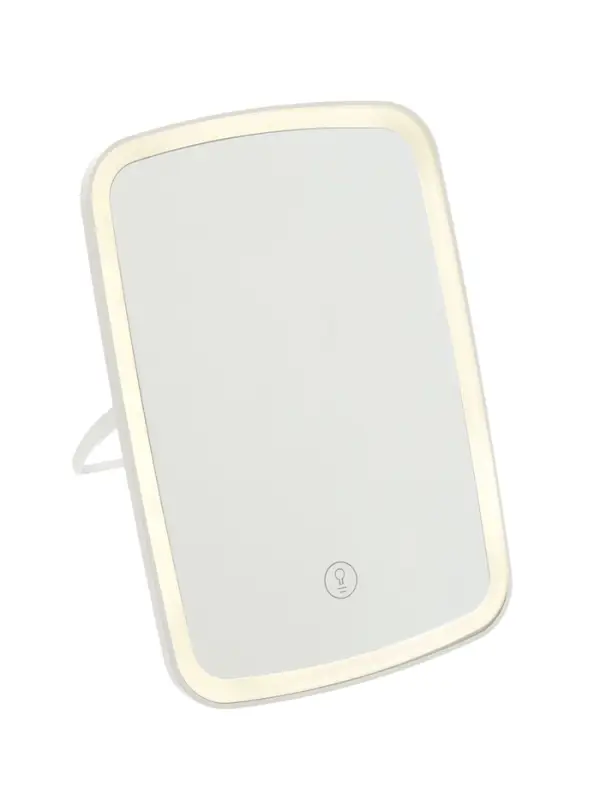 Зеркало KZ-12, подсветка, настольное, 42 диода, USB, 3 режима свечения