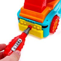 Конструктор винтовой &laquo;Эвакуатор&raquo;, с электрическим шуруповёртом, радиоуправление, 30 деталей