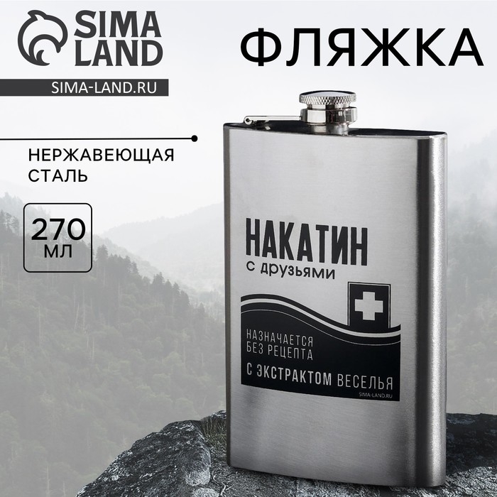 Фляжка &laquo;Накатин&raquo;, 270 мл