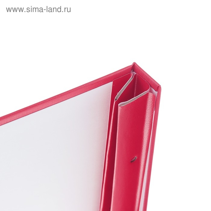 Папка "Выпускная квалификационная работа" бумвинил, гребешки/сутаж, без бумаги, цвет красный (вместимость до 300 листов)