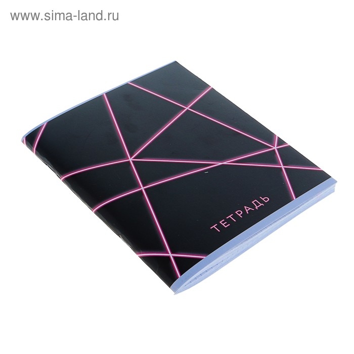 Тетрадь 96 листов в клетку Calligrata "Неон", обложка мелованный картон, блок офсет, МИКС
