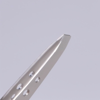 Пинцет скошенный, широкий, 9,5 см, цвет серебристый