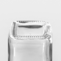 Банка стеклянная для сыпучих продуктов Доляна &laquo;Квадрат&raquo;, 300 мл, 5,5&times;11,5 см, с бугельным замком