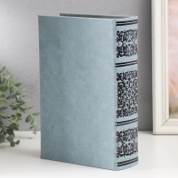 Сейф-книга дерево кожзам "Растительный узор" 27х18х7 см