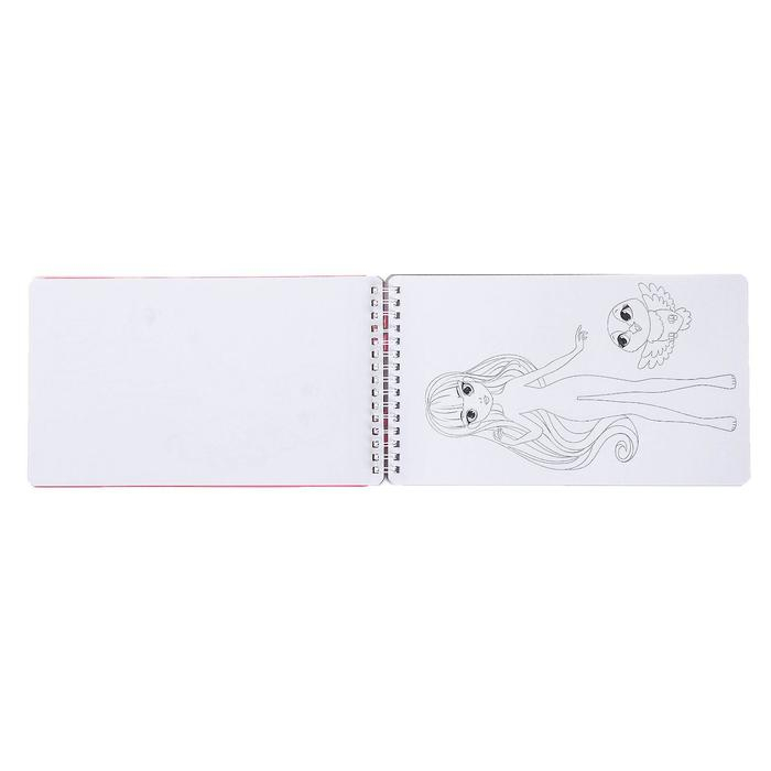 Книга с наклейками и трафаретами &laquo;Альбом дизайнера. Магия стиля&raquo;