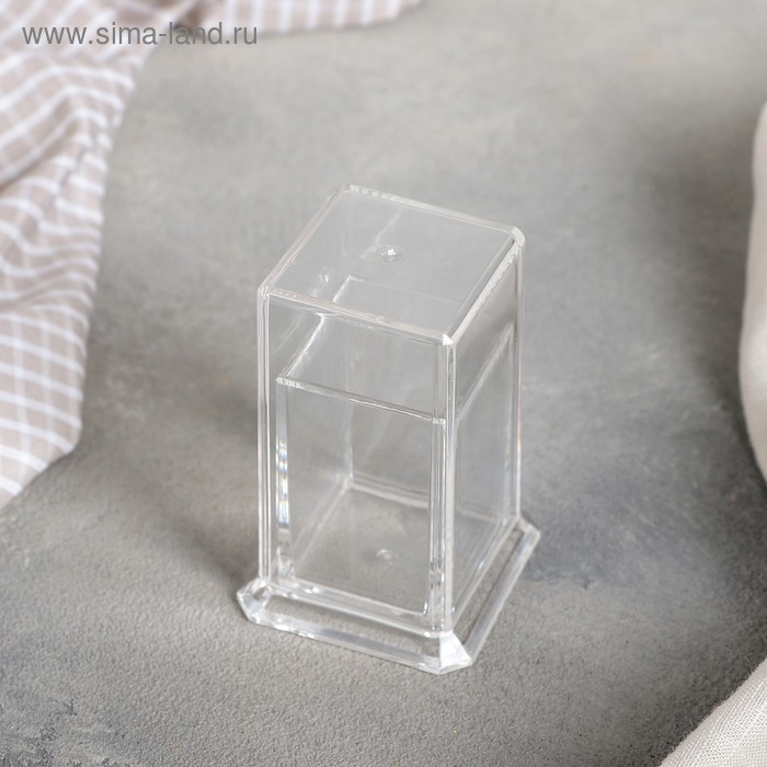 Подставка под зубочистки Доляна, 5&times;5&times;7,5 см, прямоугольная