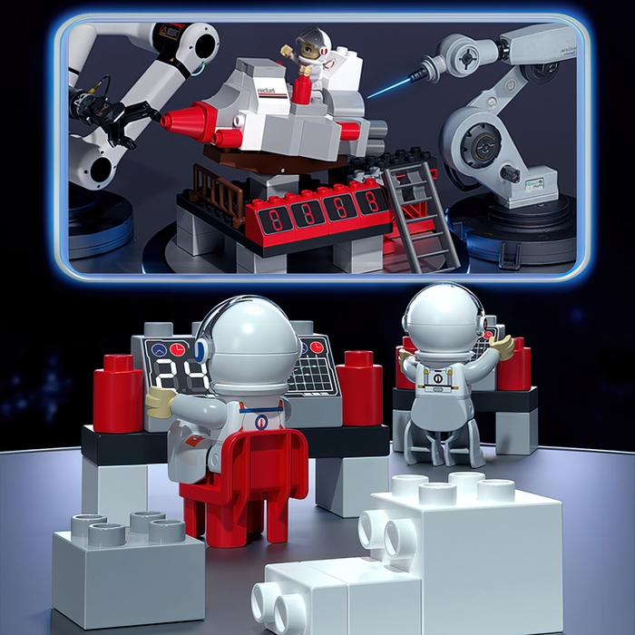 Конструктор &laquo;Большие Блоки. Космос&raquo;, 86 деталей