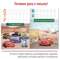 Многоразовая книга &laquo;Напиши и сотри. Буквы&raquo;, 16 стр., 17 &times; 24 см, + маркер, Тачки