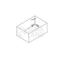 Кашпо деревянное 25&times;16&times;17 см "Мария", ручки боковые, МДФ, лаванда